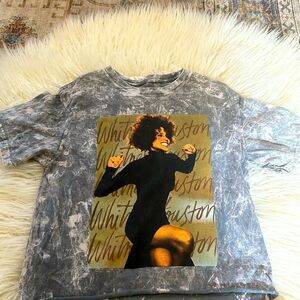 Vintage Whitney Houston crop short size S